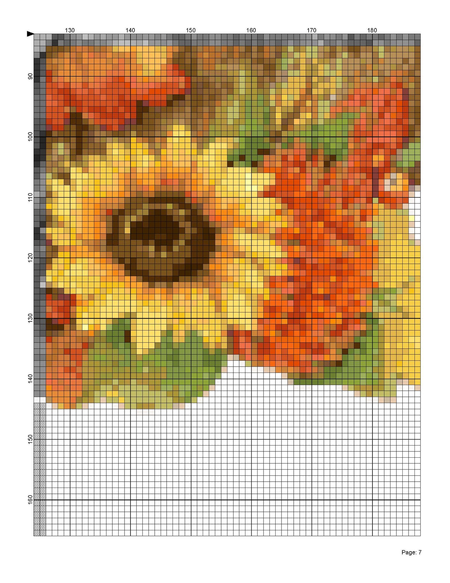 Thanksgiving cross stitch patterns/ Counted Cross stitch Patterns 1