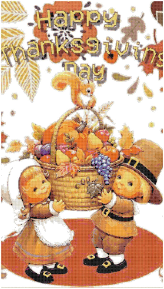 Thanksgiving cross stitch patterns/ Counted Cross stitch Patterns 2