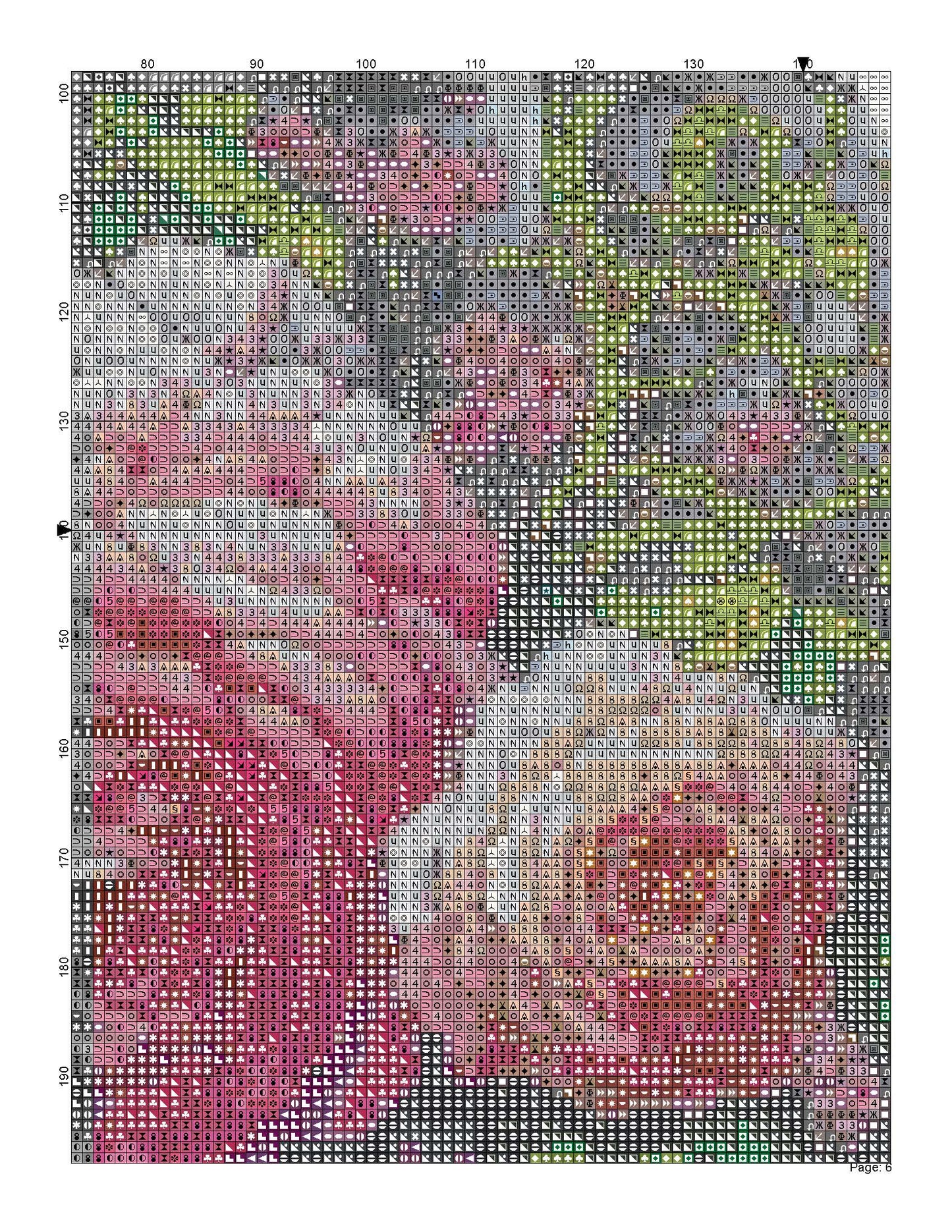 Windowsill Flowers/ Cross Stitch Patterns/ Sweet Home 143